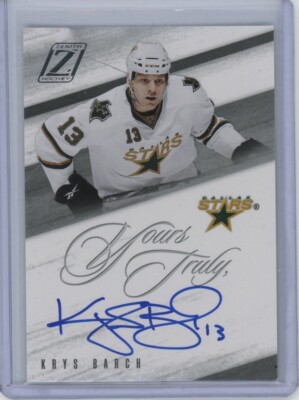 2010-11 Zenith Yours Truly Autographs #KB Krys Barch  *19641