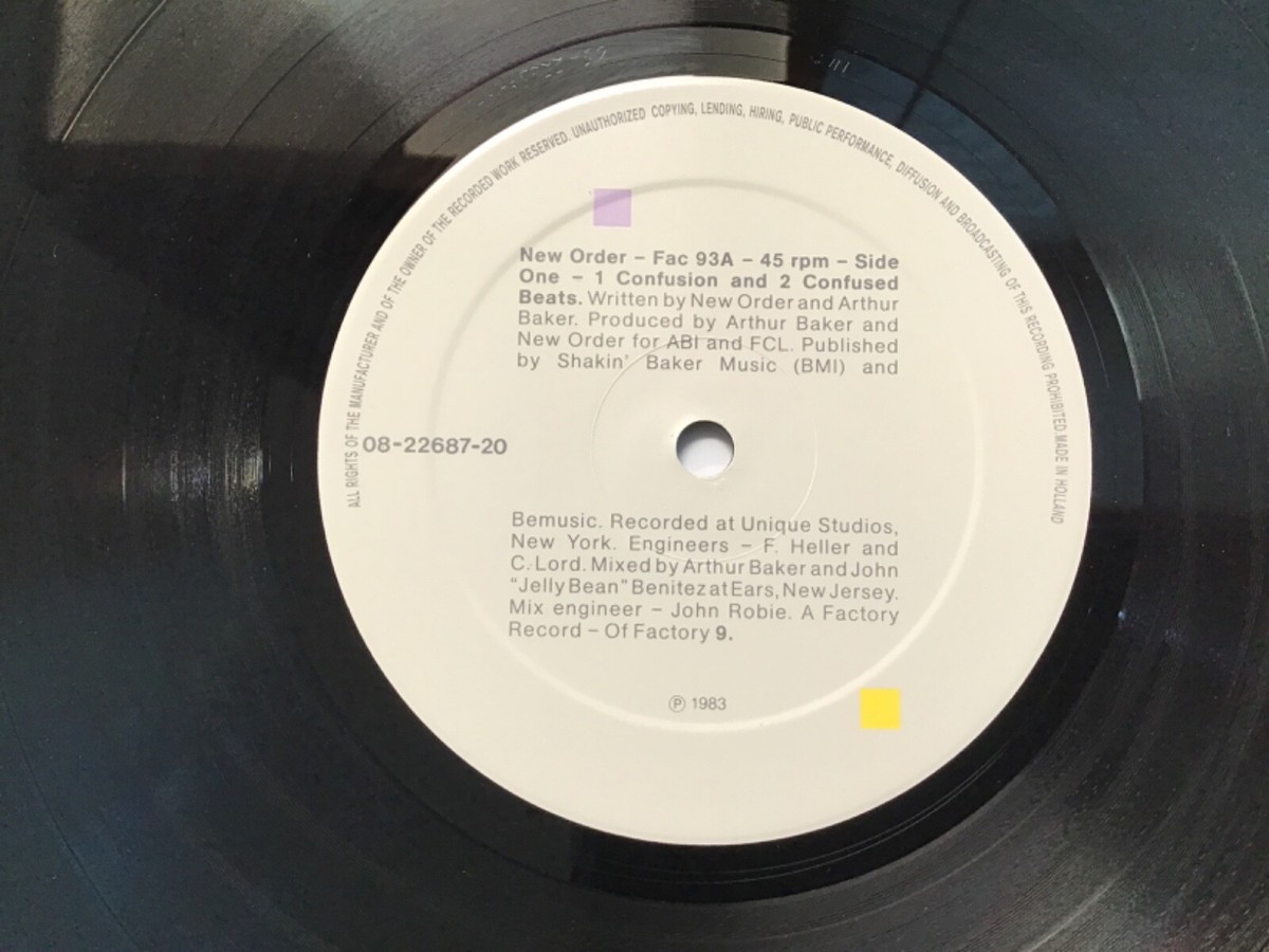 NEW ORDER; CONFUSION 12