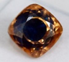 Loose Certified Gemstone 21.10CT Natural Bi-Color Pitambari Sapphire Cushion Cut