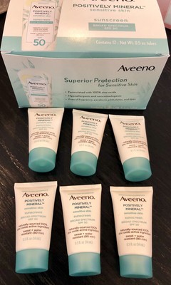 aveeno positively mineral sensitive sunscreen lotion spf 50