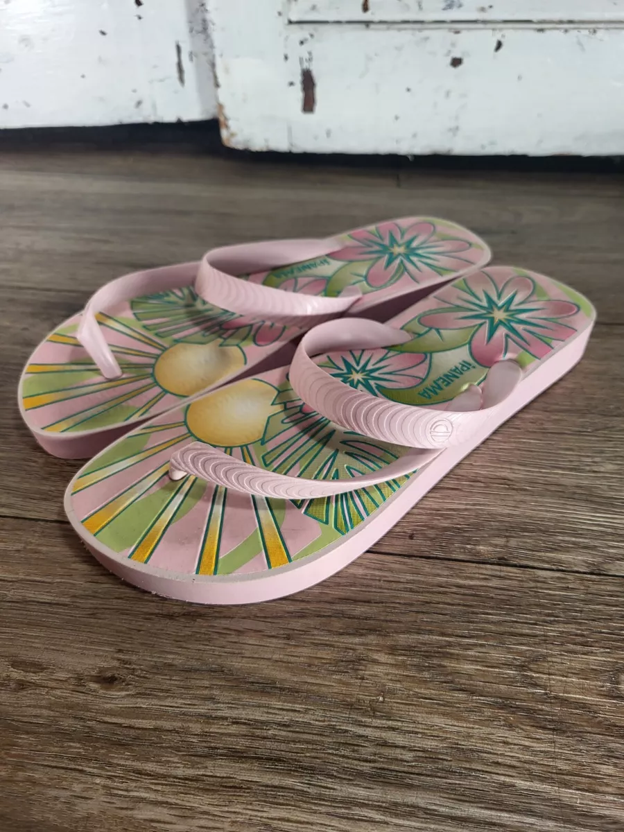 Ipanema Grendene Size 8 Pink Flip Flop Sandals eBay