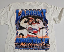 2003 Knoxville Nationals Signed Tee Danny Lasoski, Tony Stewart, Greg Zipadelli!