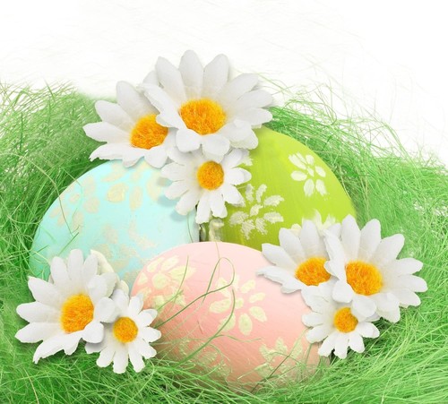 Artificial Flower Heads 4.7cm Fake Daisy Flowers, Easter Bonnet Party Decoration - Picture 41 of 42