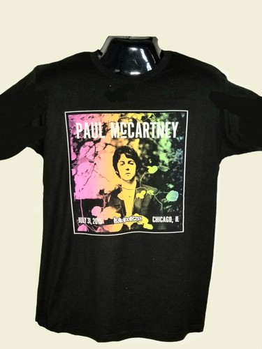 Paul McCartney July 31, 2015 Concert Tour T-Shirt lollapalooza new old stock