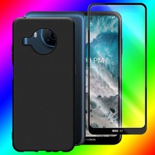 Full 9H Tempered Glass Screen Protector Soft Back Case for Nokia X100 5G TA-1399