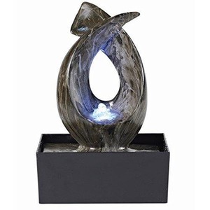 Détails Sur Calmant Zen Dintérieur Table Top Fontaine Eau Fonction Avec Lumière Del Boule De Cristal Afficher Le Titre Dorigine