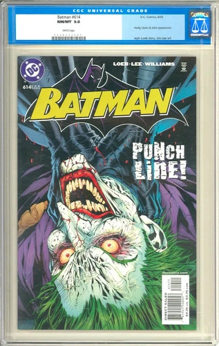 Batman #614 High Grade Harley Quinn & Joker App. Modern DC Comic 2003 CGC 9.8