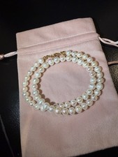 Natural Freshwater Pearl Necklace Elegant Bridal Jewelry Classic Pearl Gift