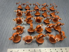 25 x VH0075CP Bell Van Hanger 3/4 in Pipe/Tube Carbon Steel Copper Epoxy Coated