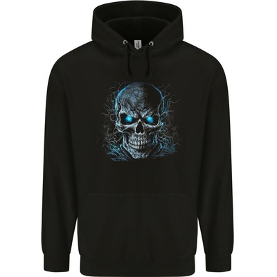 Neverless Felpa con cappuccio da uomo con teschio Capitan Skull