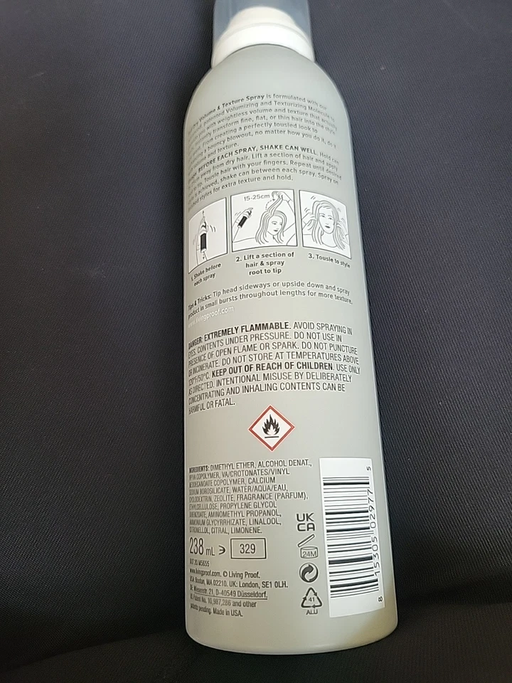 Pack de 6 LIVING PROOF FULL DRY VOLUMEN & TEXTURA SPRAY 7,5 OZ Foto 2 de 3