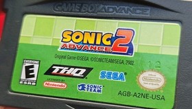 Sonic Game Boy Advance 1 2 3 Lot 3 Nintendo GBA THQ Games Authentic Saves Boom