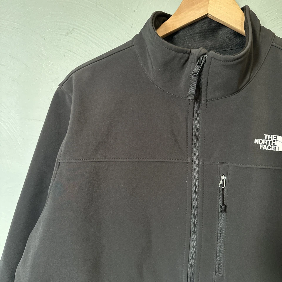 Chaqueta para mujer The North Face talla XL Apex Bionic 3 negra cremallera completa abrigo de longitud media Foto 3 de 4
