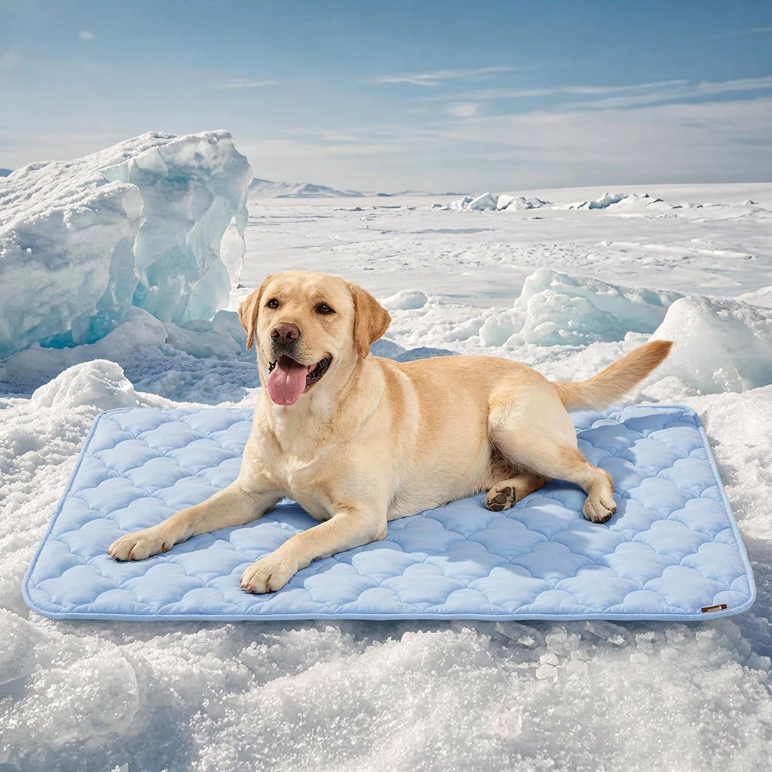 Cooling Dog Mat XXL Large Dog Cooling Pad for Crate Kennel Breathable Pet Pad