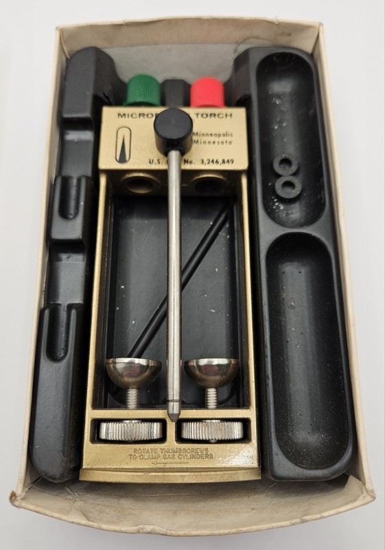 Vintage Microflame Gas Welding Torch Kit Oxy Butane USA micronox Untested