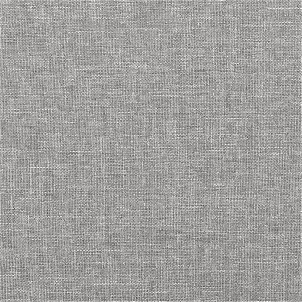 Bowery Hill Contemporary Full Engineered Wood Bed Frame in Light Grey
