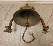 Vintage Boat Bell yoke Helm Bell Nautical Sailing Ship antique? dinner alarm vtg