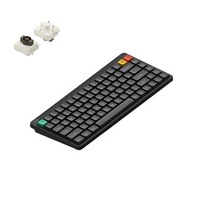 NuPhy Node75 Kabellose Mechanische Tastatur QWERTY Low / Ink Gray / Brown nano