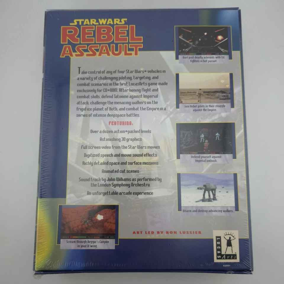 Star Wars: Rebel Assault, 1993, Big Box, New & Sealed - Image 3 of 4