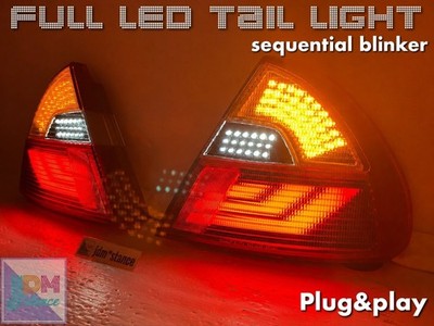 EVO ライト Mitsubishi Lancer EVO 5 6 Full LED Tail lights Sequential blinker