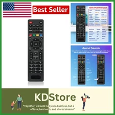 Compact Universal TV Remote - 20 Buttons & 40ft Range, Works with 100+ Brands