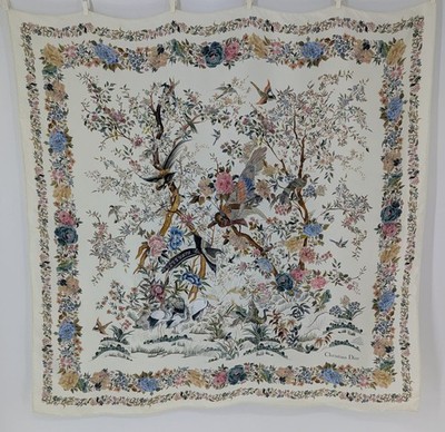 Christian Dior ''Jardin d'Hiver'' Seidentuch  in beige