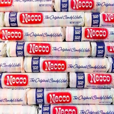 Necco Wafers Original Rolls Assorted Classic Flavours, Retro Hard Candy 12 Pack