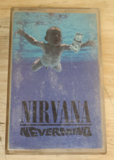 Used Nirvana  Nevermind  Cassette Tape Vintage With Case And Artwork Paperwork