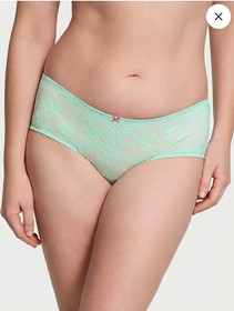 NEW Victoria's Secret Tease Lace Demi Bra 36B and Cheeky Panty Size Small Set