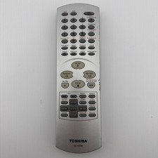 Toshiba SE-R0086 DVD VCR OEM Original Replacement Remote Control Tested Silver