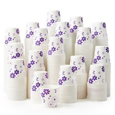  600 Pack 3oz Disposable Bathroom Cups, Paper 3 Ounces, JP-3-ZB01-600-P