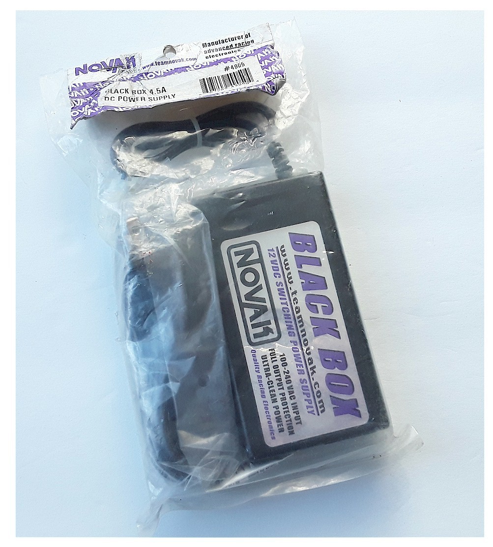Novak 4905 Black Box 4.5a Dc Power Supply Sealed In Bag Old Stock