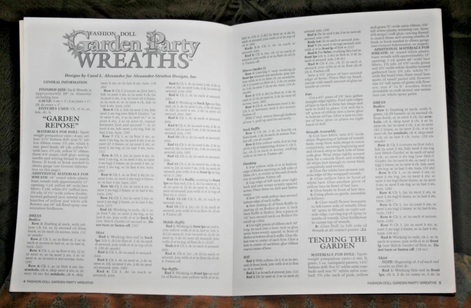 3 Books Crochet Patterns -  INSTRUCTIONS ONLY - Image 4 of 4