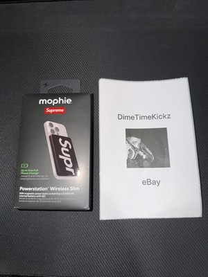Supreme Mophie Qi2 Powerstation 5000mAh Battery Black Charger Backup Power Bank