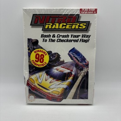 RARE! Nitro Racers PC CD-ROM (1996) New Sealed Big Box Retro 3DO Game