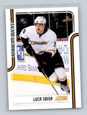2011-12 Score #48 Luca Sbisa Anaheim Ducks