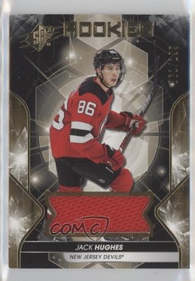 2019-20 SPx Rookies Memorabilia 61/199 Jack Hughes #100 Rookie RC 0dk
