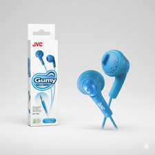 JVC Gumy HA-F160-A Wired In-Ear Earbuds Headphones Blue New