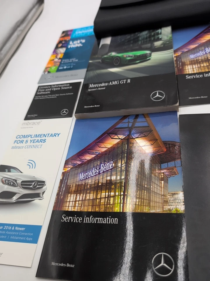 Mercedes Benz AMG GTR GT R 2018 manual del propietario juego original estuche fusible voz  Foto 3 de 4