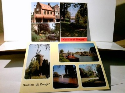 Dongen / Holland / Niederlande. 3 x Alte Ansichtskarte / Postkarte farbig gel. c