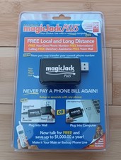 Magic Jack PLUS Free Local Long Distance Calling Telephone Unit 430-0460 Sealed