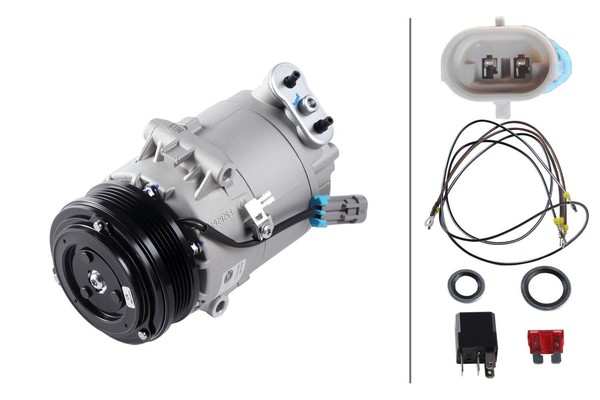 Hella Klimaanlage Kompressor FüR Opel Astra H Vauxhall Cc Zafira 04-15 6854058-image