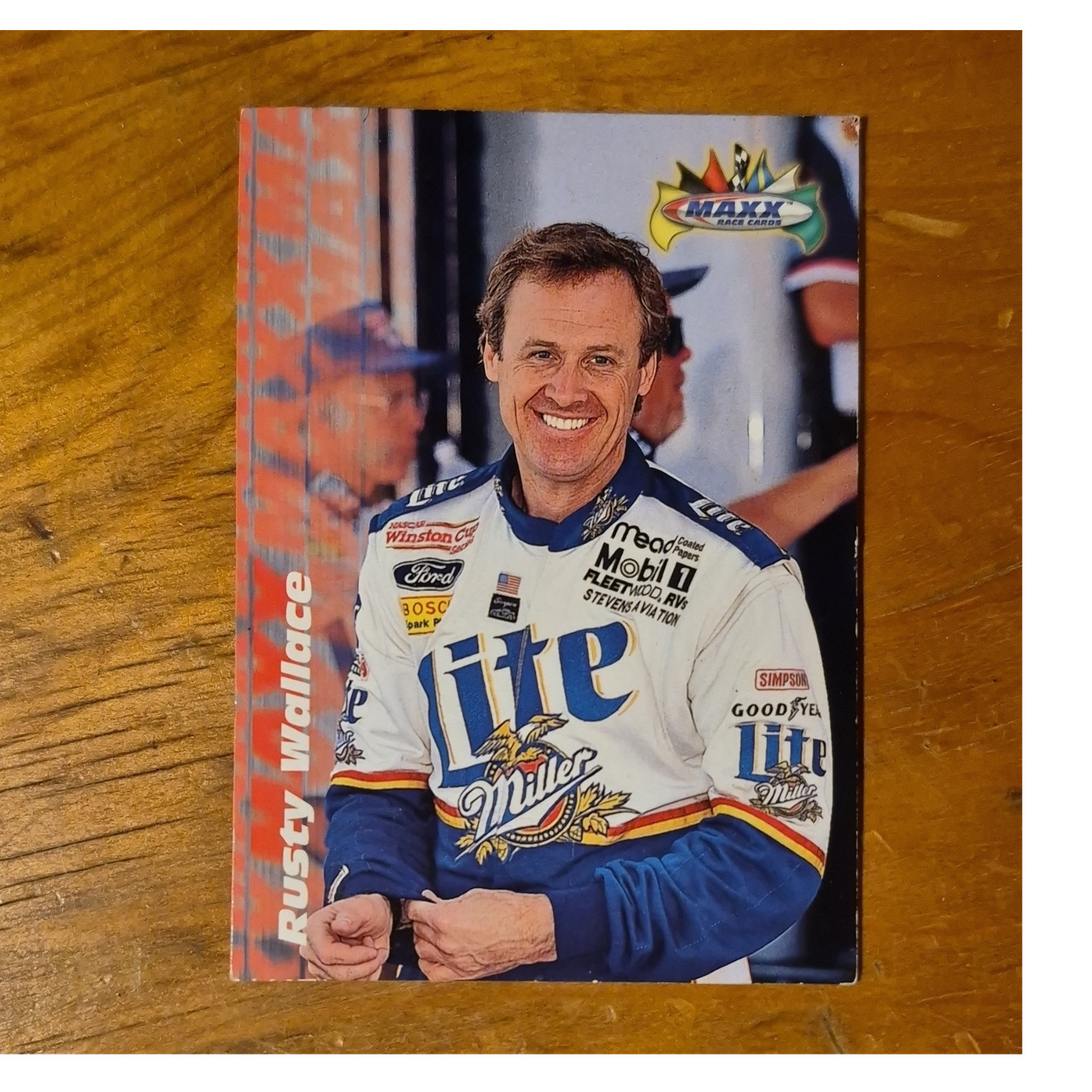 Upper Deck 1997 Maxx Rusty Wallace R2 NASCAR Base Set Trading Card