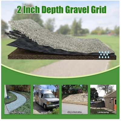 Gravel Ground Grid for Patios, Parking Lots - GeoCell Design#