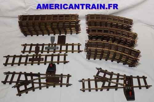 PlayTrain O Faller O Scale Metal Rail Lot E-Train