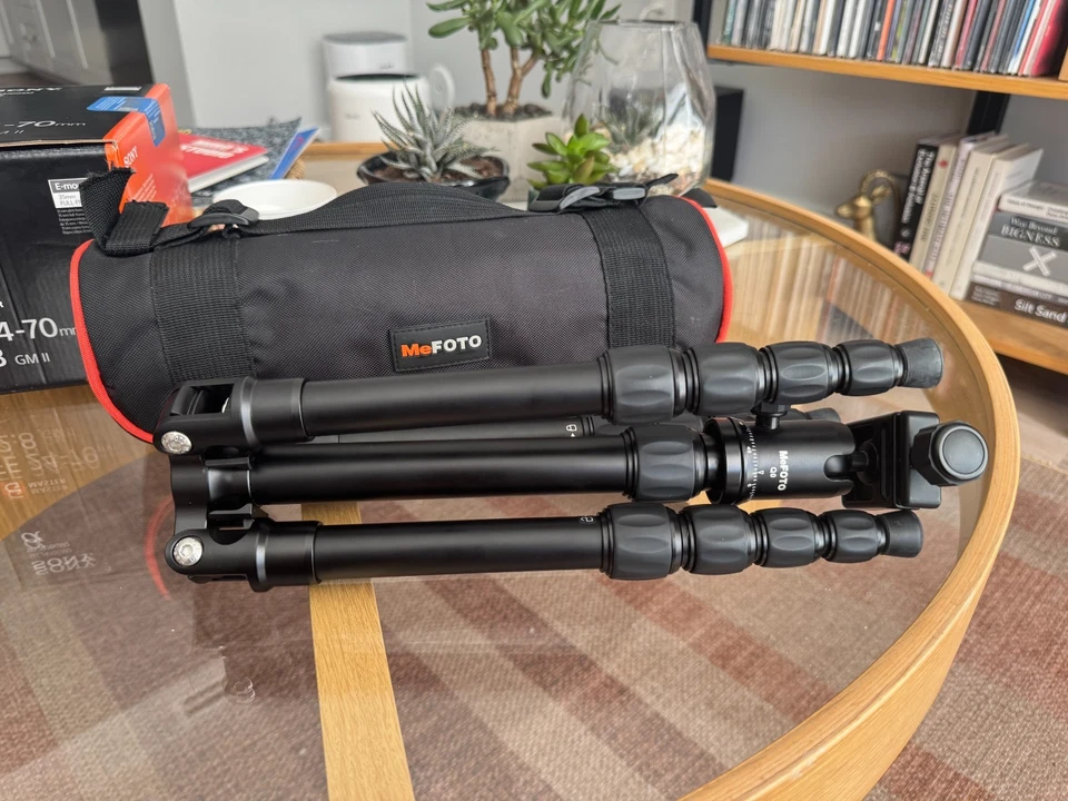 Trípode de viaje MeFOTO A0350Q0TA BackPacker aluminio + estuche Foto 2 de 3