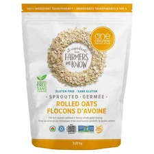 One Degree Organic Foods, Gluten Free Sprouted Rolled Oats, 2.27kg/5 lbs.... 