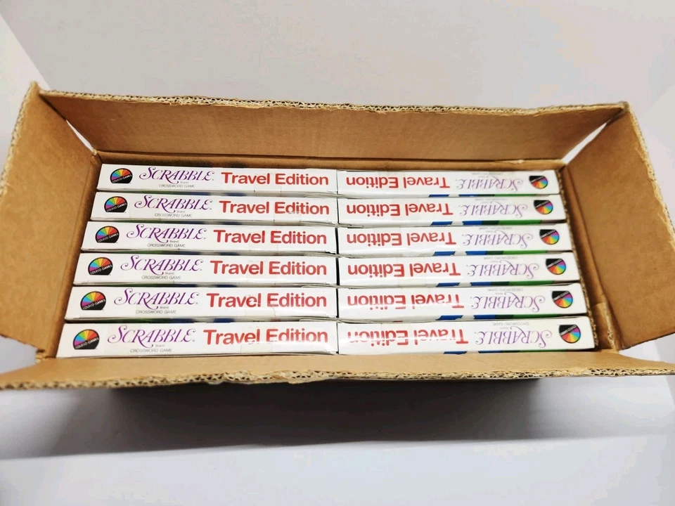 1987 Vintage Scrabble Crossword Game Travel Edition New Sealed  - Image 3 of 4