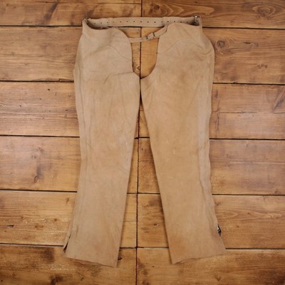 Vintage Whitman Chaps Hose Pants 40x30 hellbraun 90er USA Made Western Cowboy