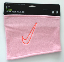 Nike Fleece Neck Warmer 2.0 Youth OSFM Medium Soft Pink/Bright Crimson